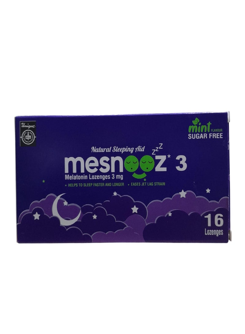 مسنوز 3 ملغ حبوب مص 16 حبة